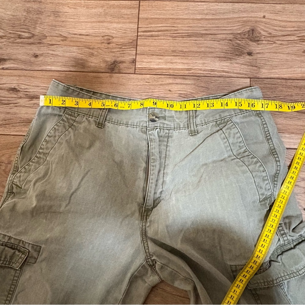 Eddie Bauer Men’s Olive Cargo Pants Utility Outdoor Workwear - Picture 9 of 11